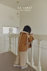 ［La.camel］Teddy reversible mouton jacket (kids)