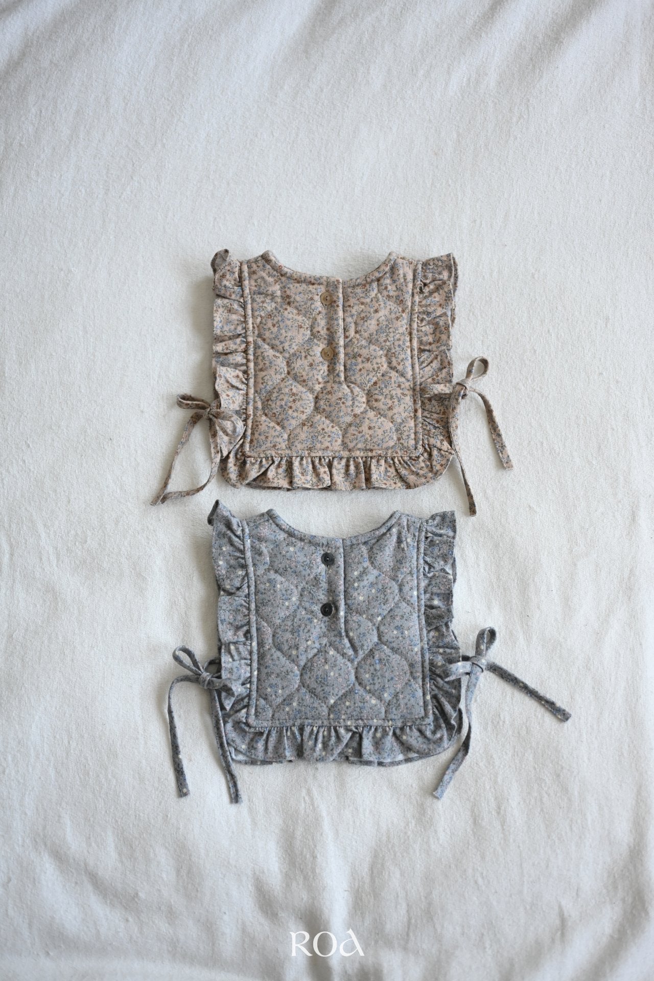 ［ROA］Mini quilting ribbon vest