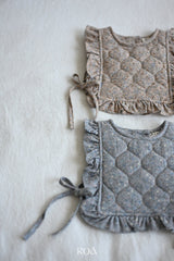 ［ROA］Mini quilting ribbon vest