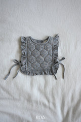 ［ROA］Mini quilting ribbon vest