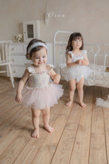 ［OREN］Flora tulle swim wear
