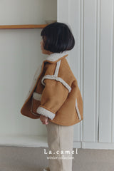 ［La.camel］Teddy reversible mouton jacket (kids)