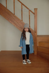 ［Melikey］Denim shirt one-piece