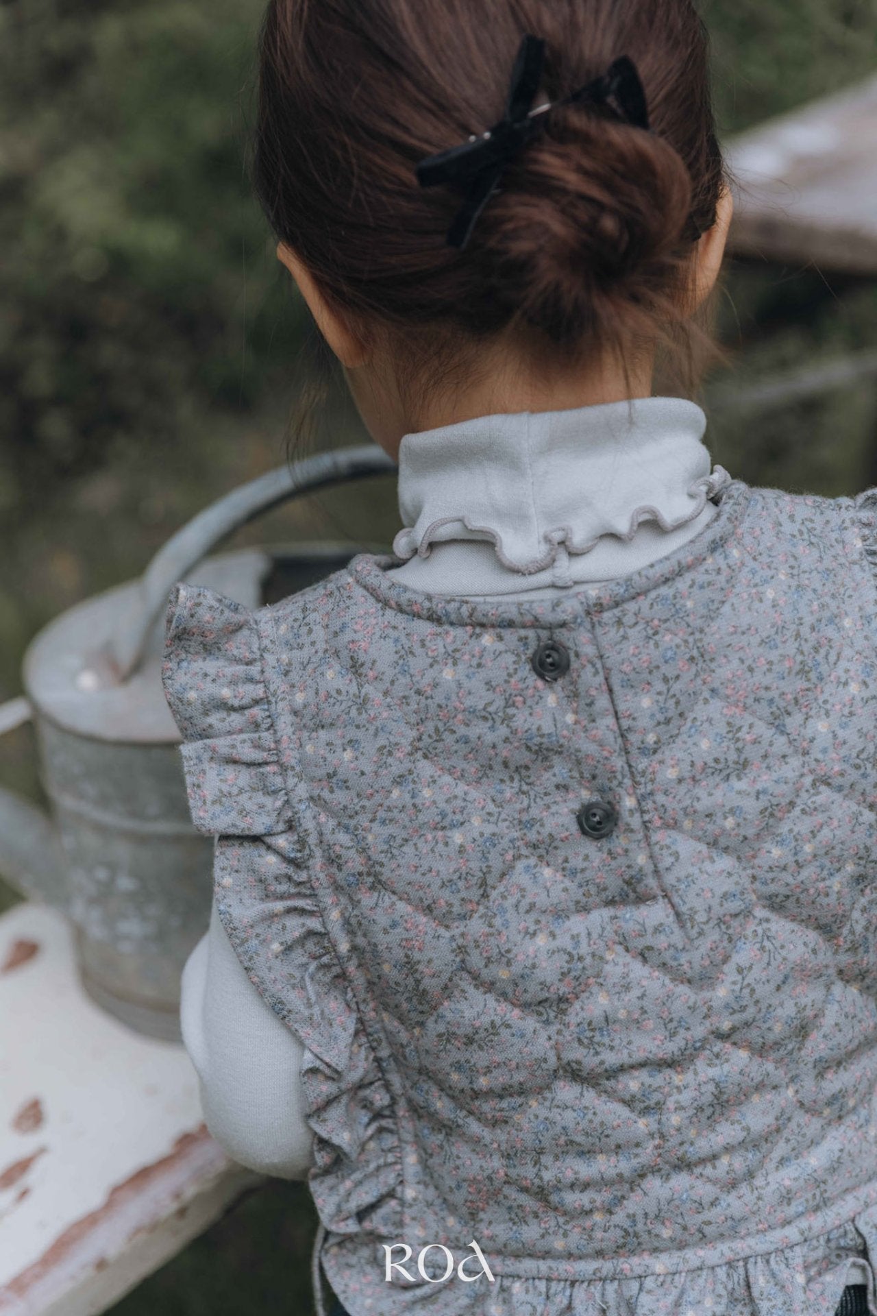 ［ROA］Mini quilting ribbon vest