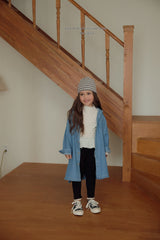 ［Melikey］Denim shirt one-piece