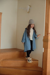 ［Melikey］Denim shirt one-piece