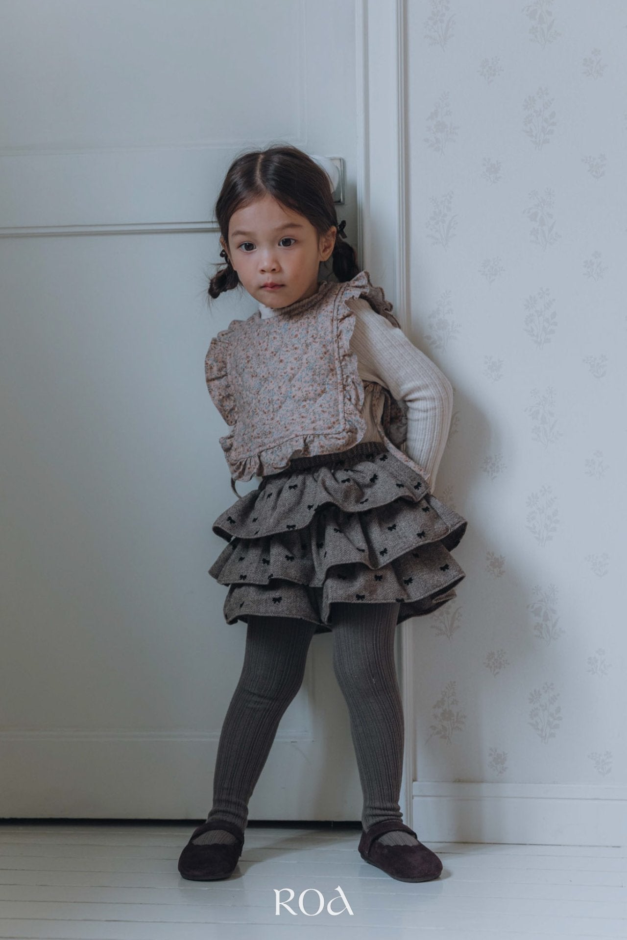 ［ROA］Mini quilting ribbon vest