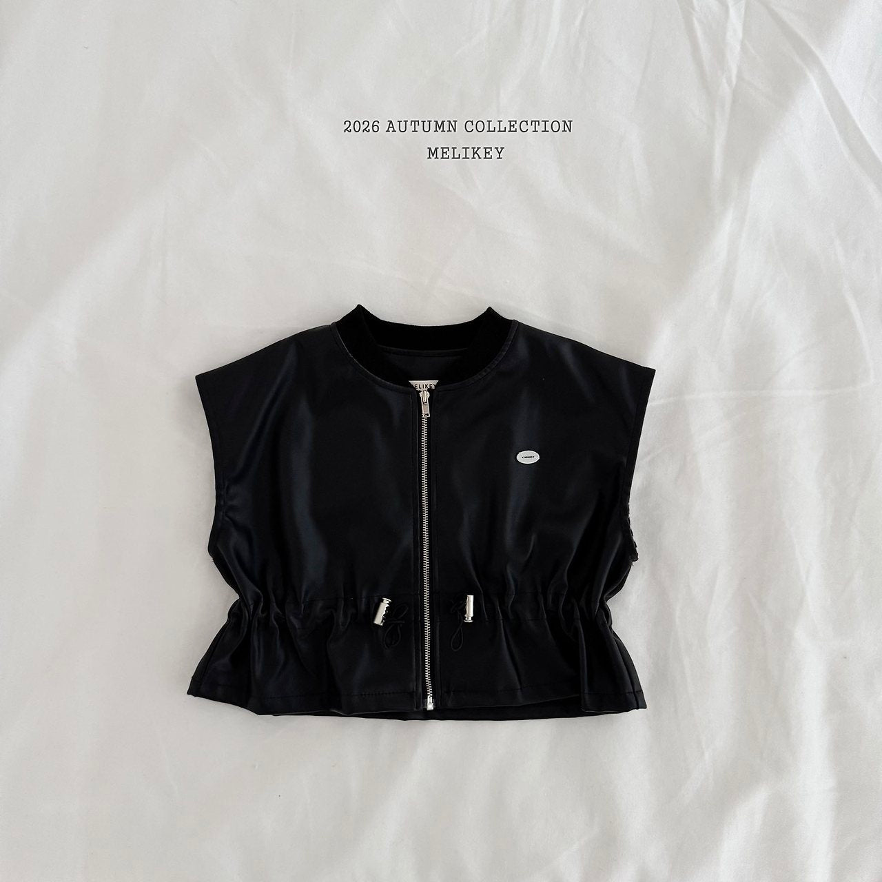 ［Melikey］Leather string vest