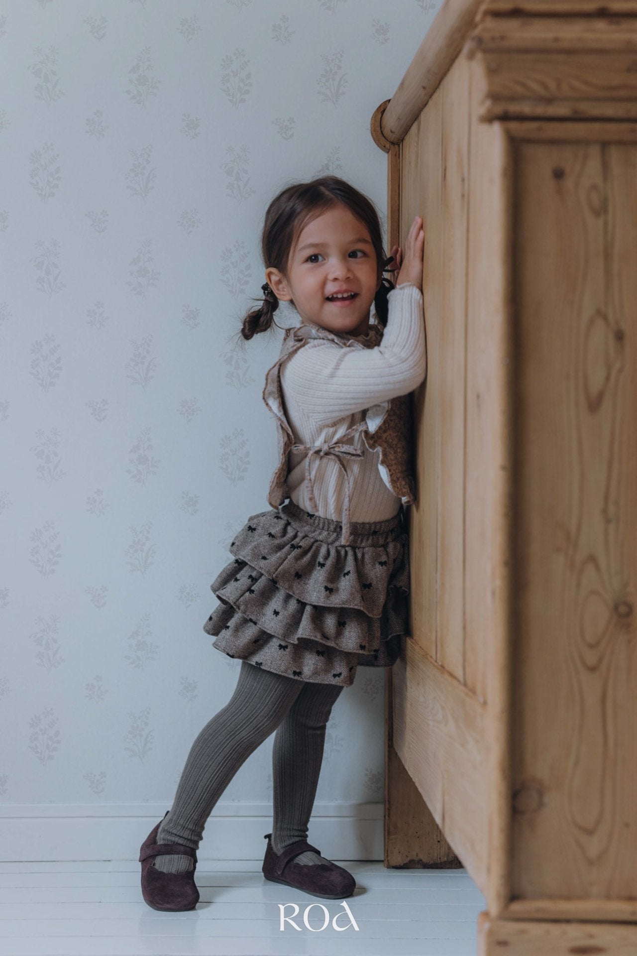 ［ROA］Mini quilting ribbon vest