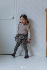 ［ROA］Mini quilting ribbon vest