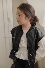 ［Melikey］Leather string vest