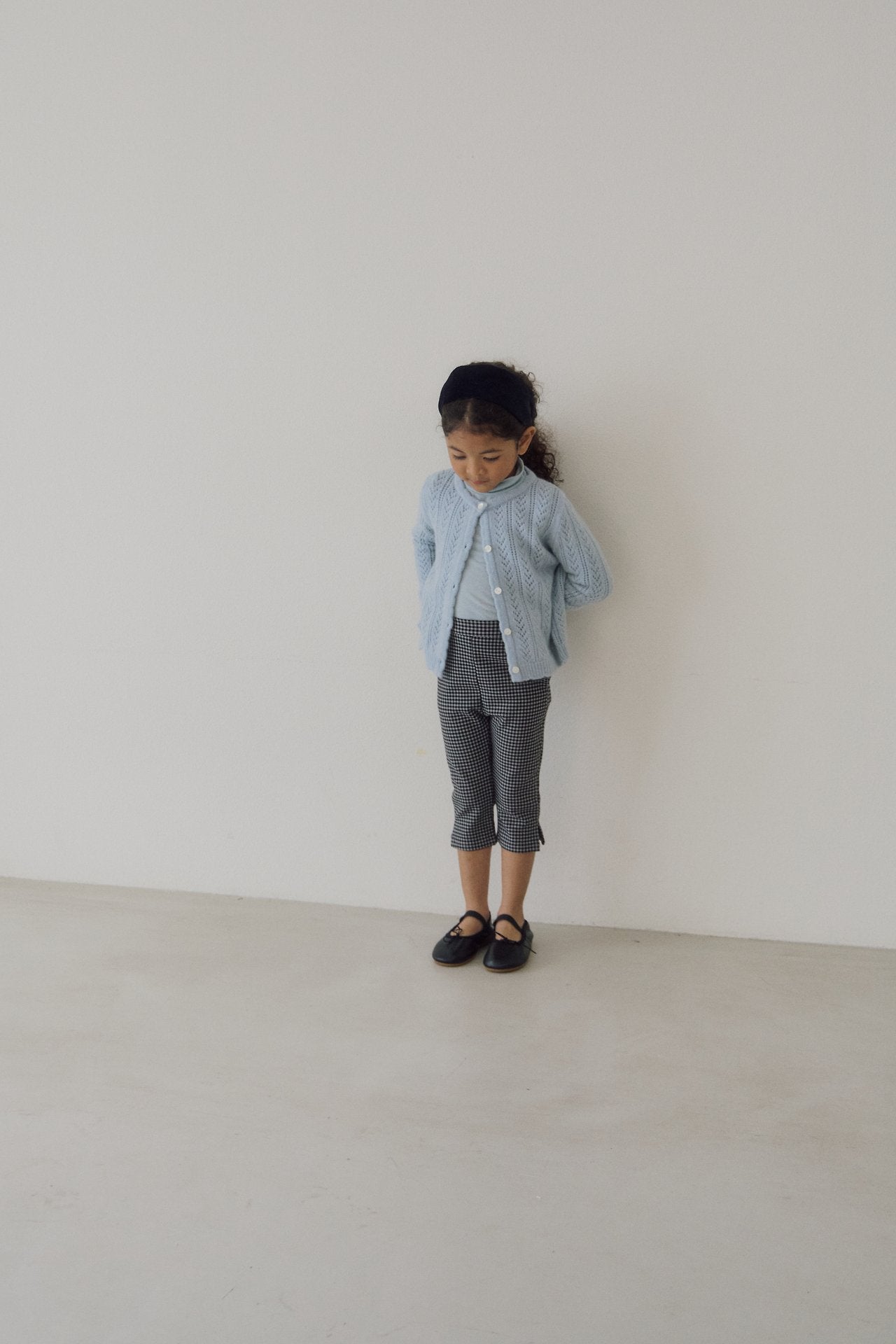 [soye] Open half neck tee