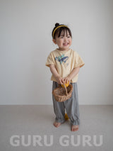 ［guruguru］Crayon whale tee