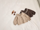 ［valubebe］Petit check frill blouse (baby)