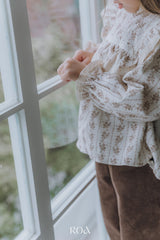 ［ROA］Square frill blouse