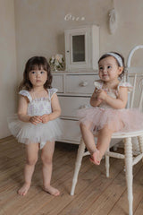 ［OREN］Flora tulle swim wear