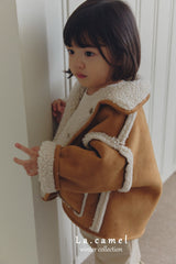［La.camel］Teddy reversible mouton jacket (kids)