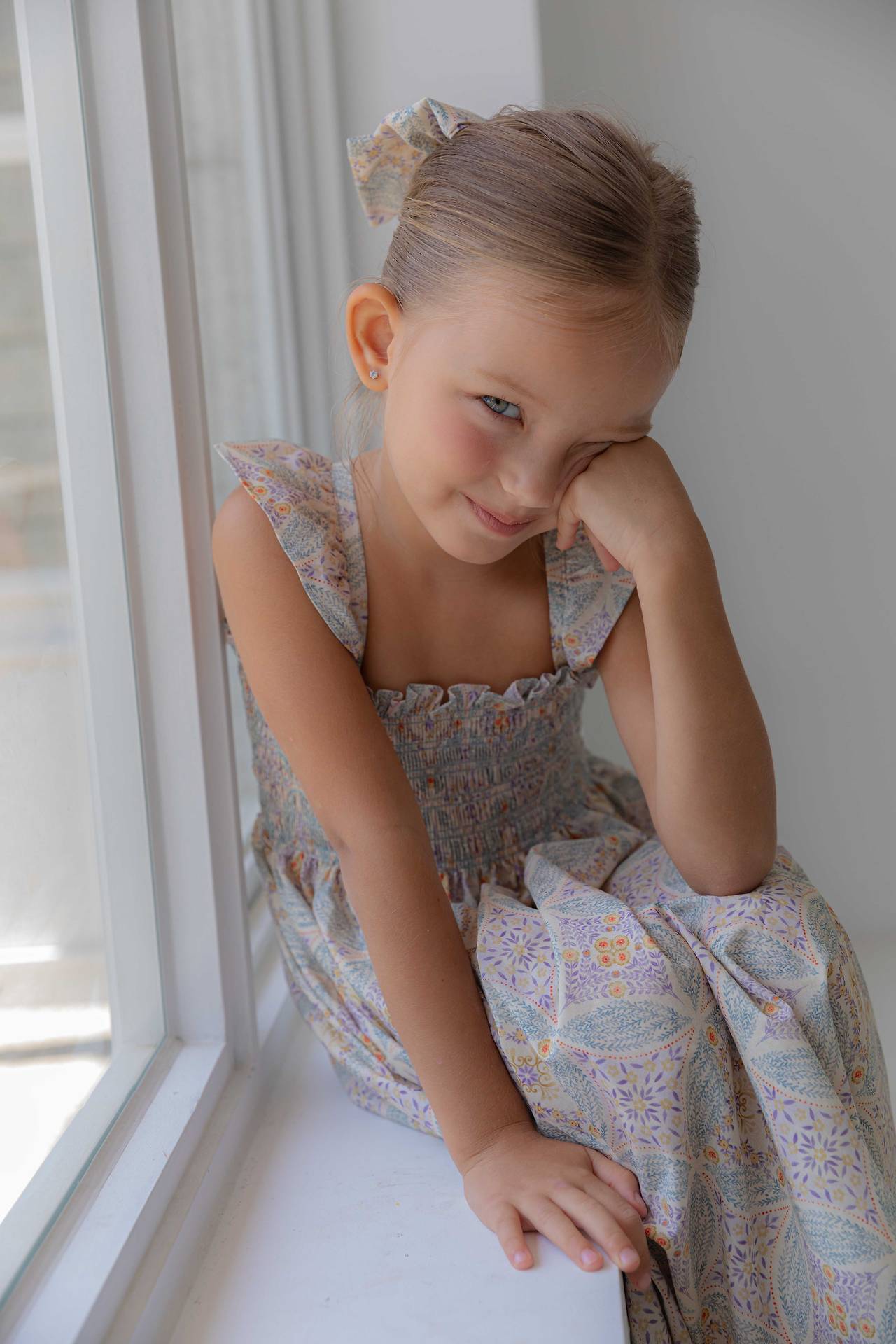 ［lenua］Bella smock one-piece