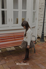 ［BELLOT］Bobo check skirt (kids)