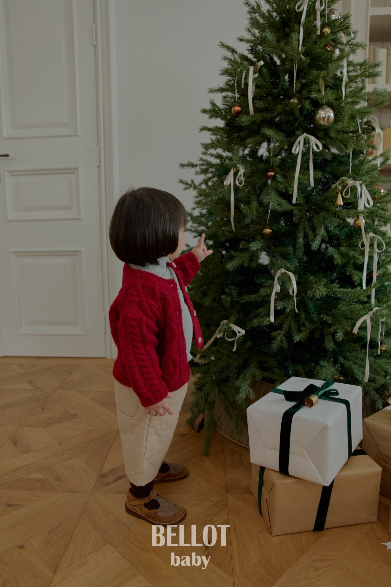 ［BELLOT］Alpha wool cardigan (baby)