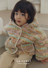 ［La.camel］Candy reversible padding jacket