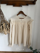 ［OREN］Miel smock blouse (mom)