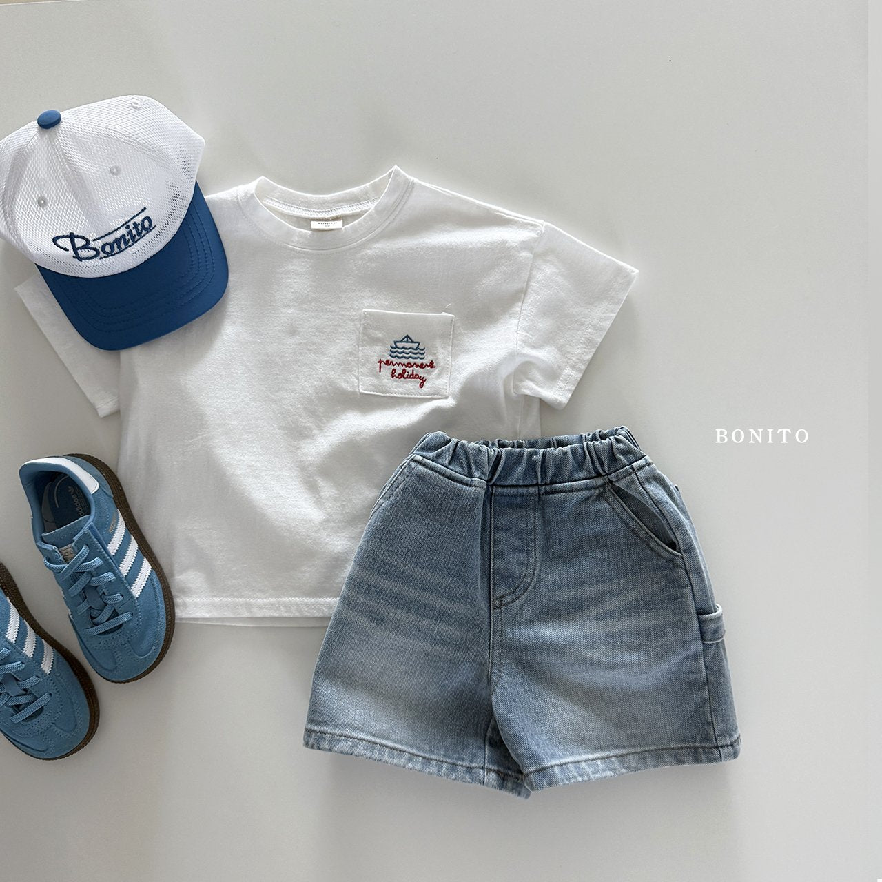 ［Bonito］Sailing vessel pocket tee