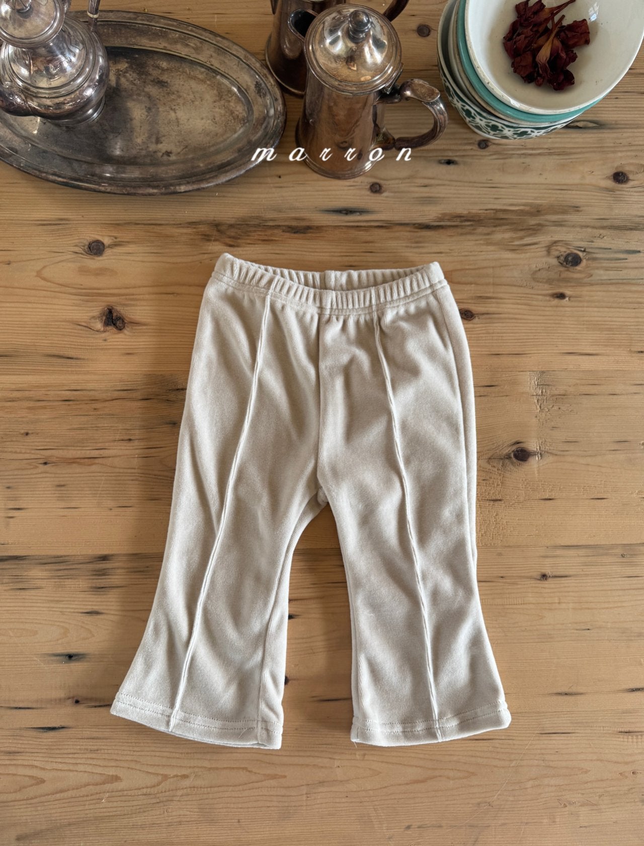 ［marron］Daily flare pants