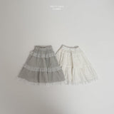 ［LINDO］Mearie tiered long skirt