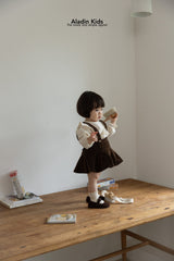 ［aladin］Pleats suspender skirt