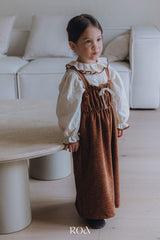 ［ROA］Tuck frill blouse