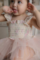［OREN］Flora tulle swim wear