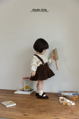 ［aladin］Pleats suspender skirt