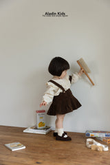 ［aladin］Pleats suspender skirt