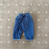 ［Melikey］Frill pocket denim pants