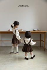 ［aladin］Pleats suspender skirt