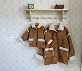 ［La.camel］Teddy reversible mouton jacket (mom)