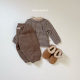 [mimi market] Stripe terry tops