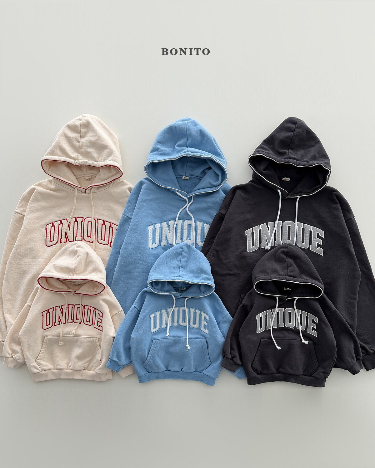 ［Bonito］Unique hoodie (adult)