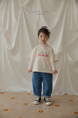 ［Melikey］Frill pocket denim pants
