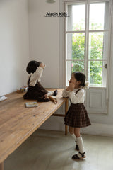 ［aladin］Pleats suspender skirt