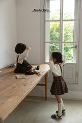 ［aladin］Pleats suspender skirt