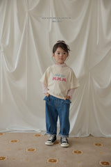 ［Melikey］Frill pocket denim pants