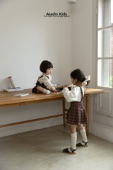［aladin］Pleats suspender skirt