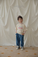 ［Melikey］Frill pocket denim pants
