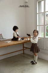 ［aladin］Pleats suspender skirt