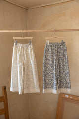 ［perrobebe］Juliette flower pants (beige)