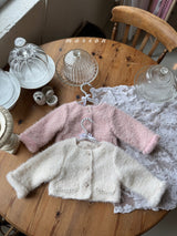 ［marron］Pearl boa jacket