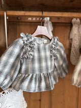 ［marron］Mono frill blouse