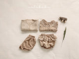 ［valubebe］Petit check frill blouse (baby)
